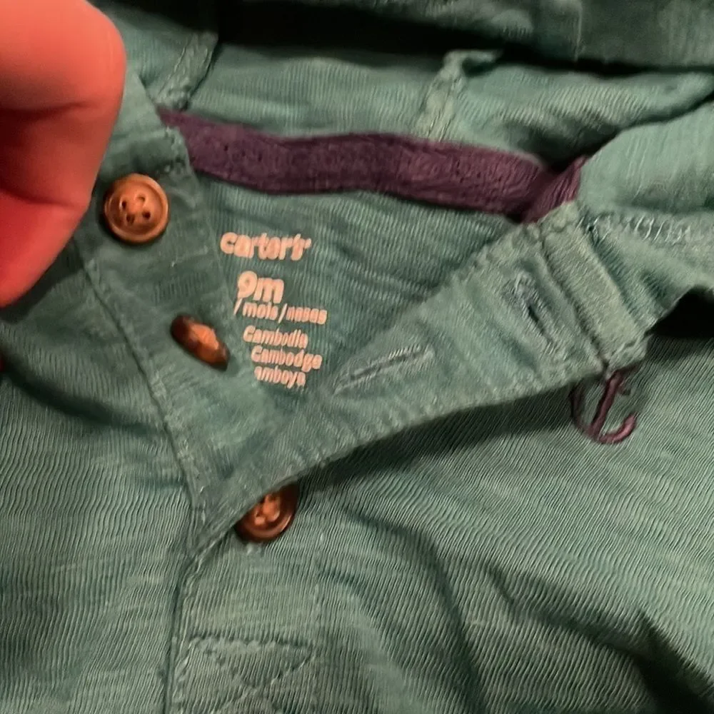 CARTER'S 𝅺carters 9 m one piece outfit good condition